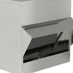 Chicken Feeder Silver 40.5 x 45 x 41 cm Galvanised Steel