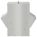 Chicken Feeder Silver 40.5 x 45 x 41 cm Galvanised Steel