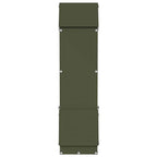 Chicken Feeder Olive Green 13 x 12 x 51 cm Cold-Rolled Steel