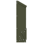 Chicken Feeder Olive Green 13 x 12 x 51 cm Cold-Rolled Steel