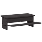 Chicken Treadle Feeder Black 48.5 x 39.5 x 19 cm