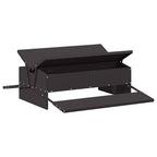 Chicken Treadle Feeder Black 75 x 53 x 20.5 cm