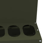 Chicken Feeder Olive Green 40 x 40 x 45 cm Cold-Rolled Steel