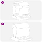 Chicken Feeder Olive Green 40 x 40 x 45 cm Cold-Rolled Steel