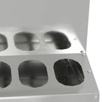 Chicken Feeder Silver 40 x 40 x 45 cm Galvanised Steel