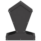 Chicken Feeder Black 30 x 30 x 39 cm Cold-Rolled Steel