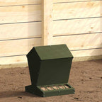 Chicken Feeder Olive Green 30 x 30 x 39 cm Cold-Rolled Steel
