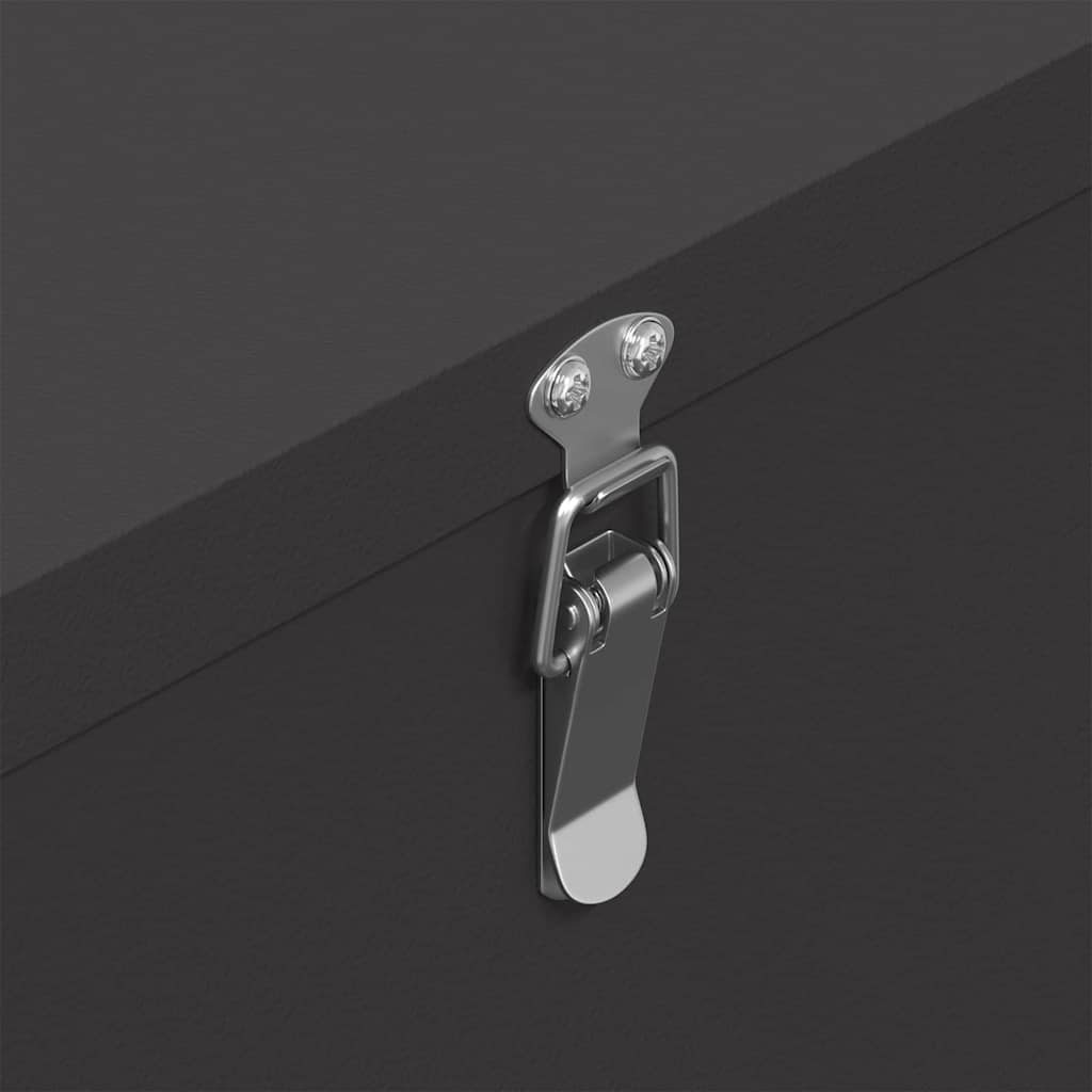 Chicken Feeder Black 32.5 x 20.5 x 43 cm Cold-Rolled Steel