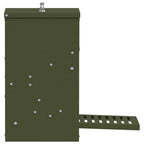 Chicken Treadle Feeder Olive Green 25 x 42 x 40 cm