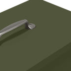 Chicken Feeder Olive Green 35 x 30.5 x 43.5 cm