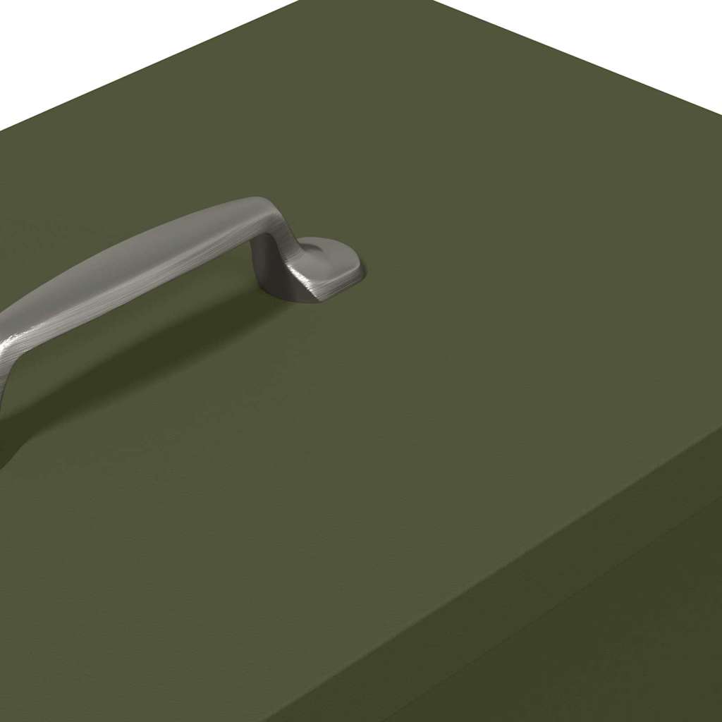 Chicken Feeder Olive Green 35 x 30.5 x 43.5 cm