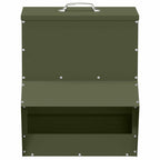 Chicken Feeder Olive Green 35 x 30.5 x 43.5 cm