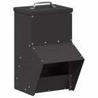 Chicken Feeder Black 20 x 25 x35 cm Cold-Rolled Steel