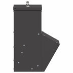 Chicken Feeder Black 20 x 25 x35 cm Cold-Rolled Steel