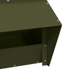 Chicken Feeder Olive Green 20 x 25 x35 cm Cold-Rolled Steel