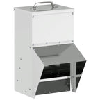 Chicken Feeder Silver 20 x 25 x35 cm Galvanised Steel