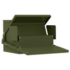 Chicken Treadle Feeder Olive Green 50 x 40 x 29 cm