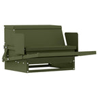 Chicken Treadle Feeder Olive Green 50 x 40 x 29 cm
