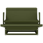 Chicken Treadle Feeder Olive Green 50 x 40 x 29 cm