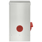 Chicken Feeder 2 pcs Silver 60.5 x 29 x 51 cm Galvanised Steel