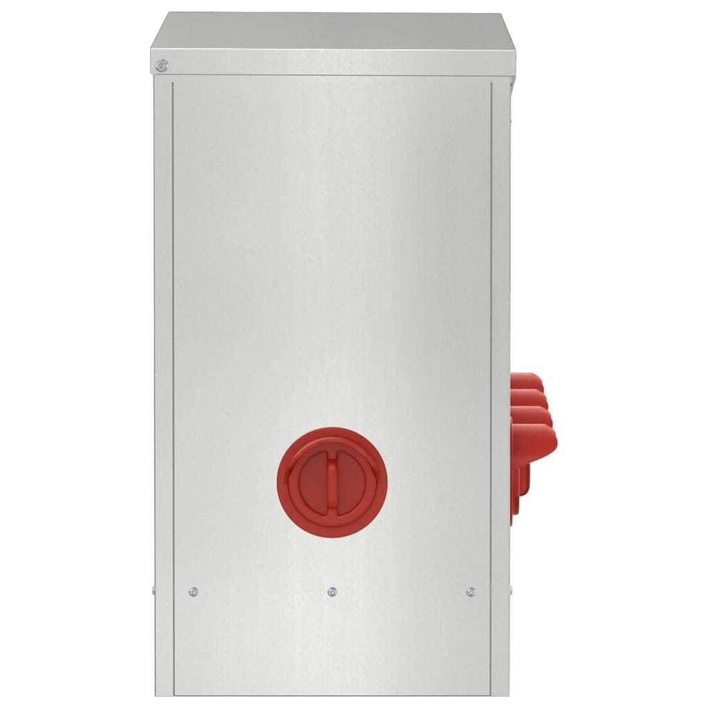 Chicken Feeder 2 pcs Silver 60.5 x 29 x 51 cm Galvanised Steel