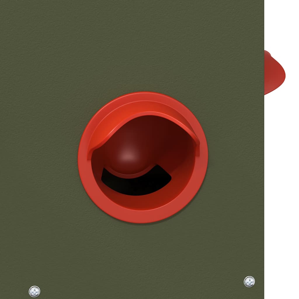 Chicken Feeder 2 pcs Olive Green 60.5 x 29 x 51 cm