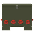 Chicken Feeder 2 pcs Olive Green 60.5 x 29 x 51 cm