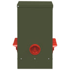 Chicken Feeder 2 pcs Olive Green 60.5 x 29 x 51 cm