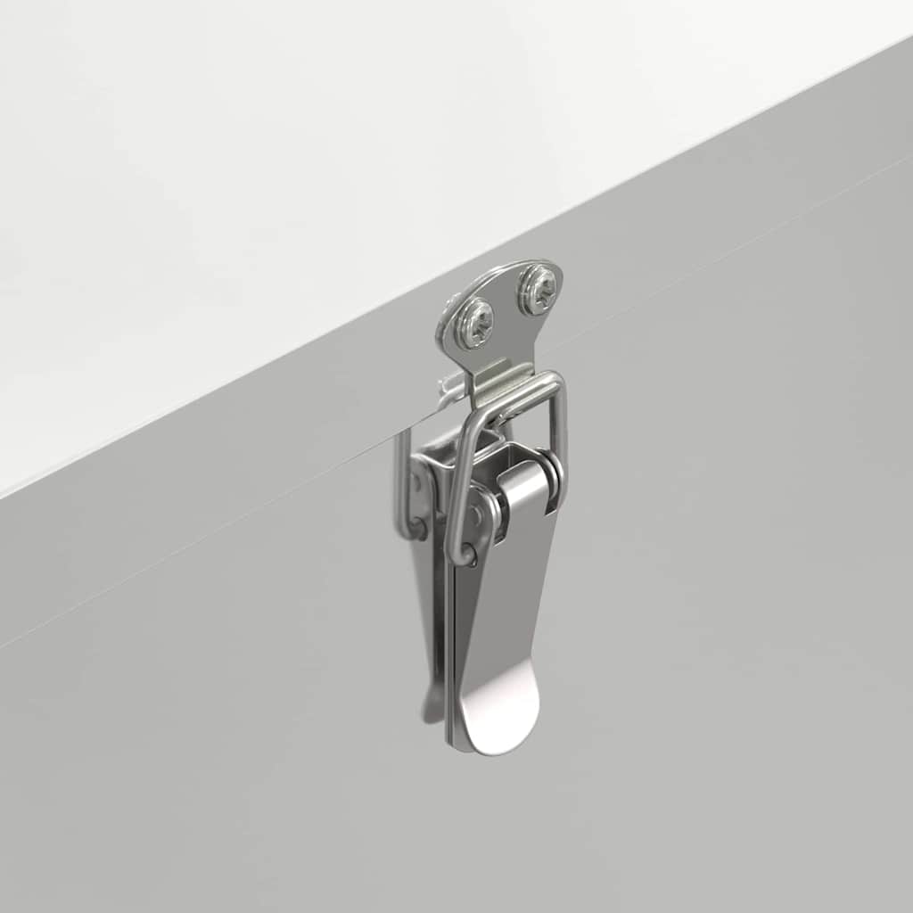 Chicken Feeder 2 pcs Silver 60.5 x 29 x 51 cm Galvanised Steel