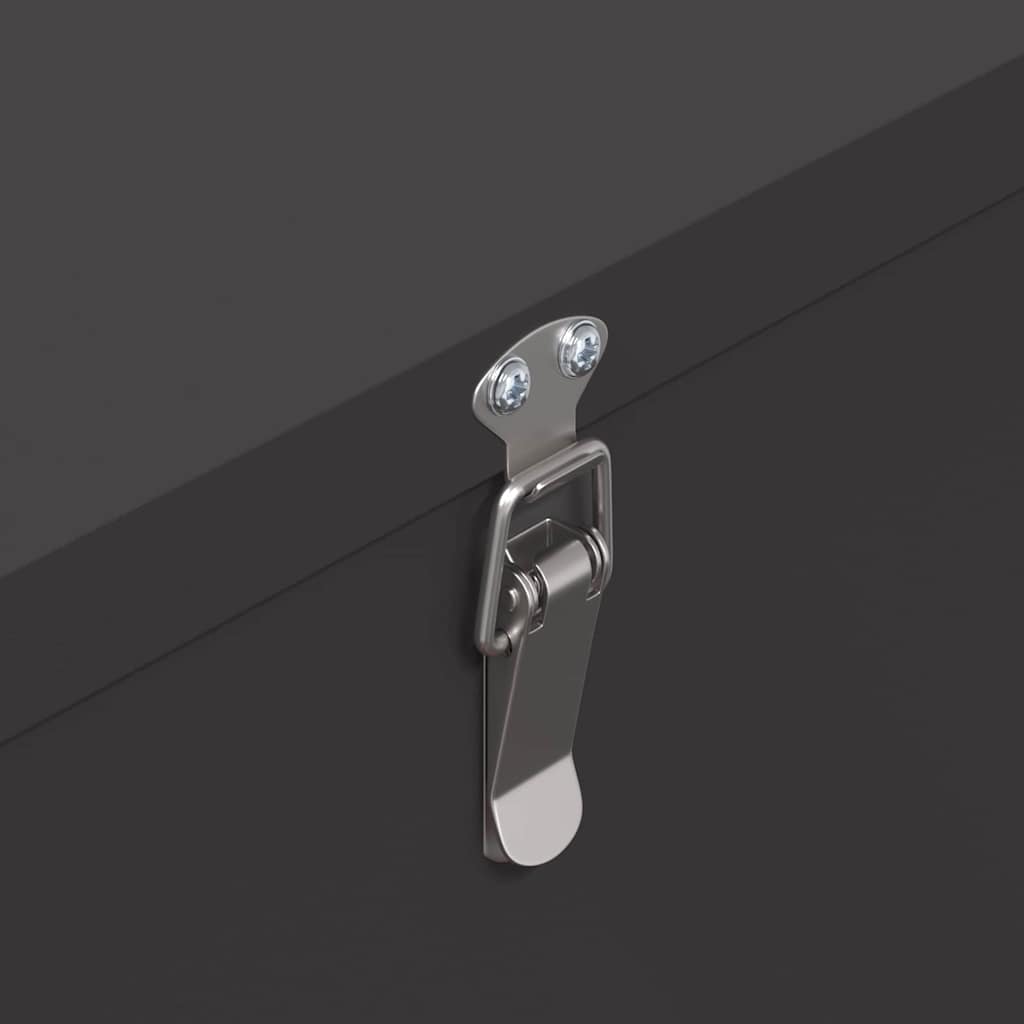 Chicken Feeder 2 pcs Black 40.5 x 25 x 38 cm Cold-Rolled Steel