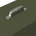 Chicken Feeder 2 pcs Olive Green 41.5 x 20.5 x 33 cm