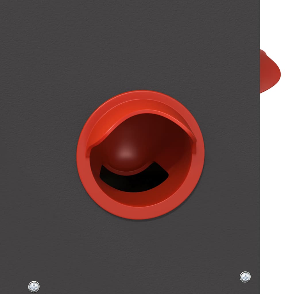 Chicken Feeder 2 pcs Black 32.5 x 20.5 x 43 cm