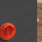 Chicken Feeder 2 pcs Black 32.5 x 20.5 x 43 cm