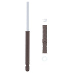 Floating Shelf Brackets 12 pcs Beige Ø10 x 170 mm Steel