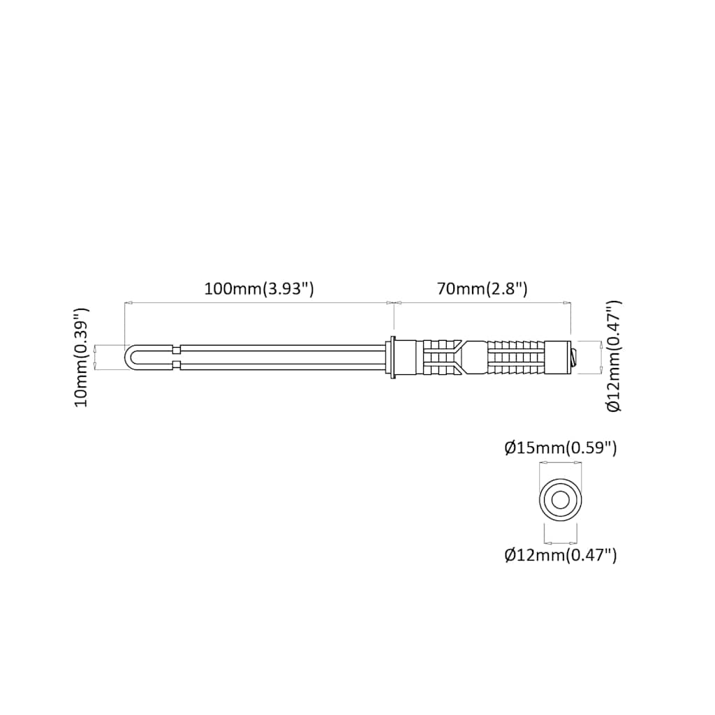 Floating Shelf Brackets 12 pcs Beige Ø10 x 170 mm Steel