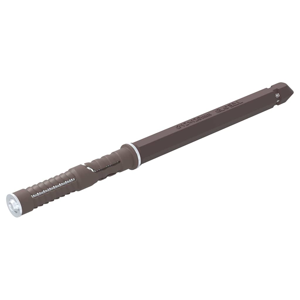 Floating Shelf Brackets 12 pcs Beige Ø12 x 190 mm Steel