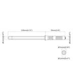 Floating Shelf Brackets 12 pcs Beige Ø12 x 190 mm Steel