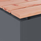 Garden Bench Anthracite 60 x 40 x 43 cm Steel