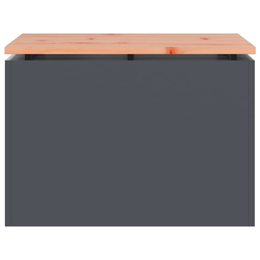 Garden Bench Anthracite 60 x 40 x 43 cm Steel