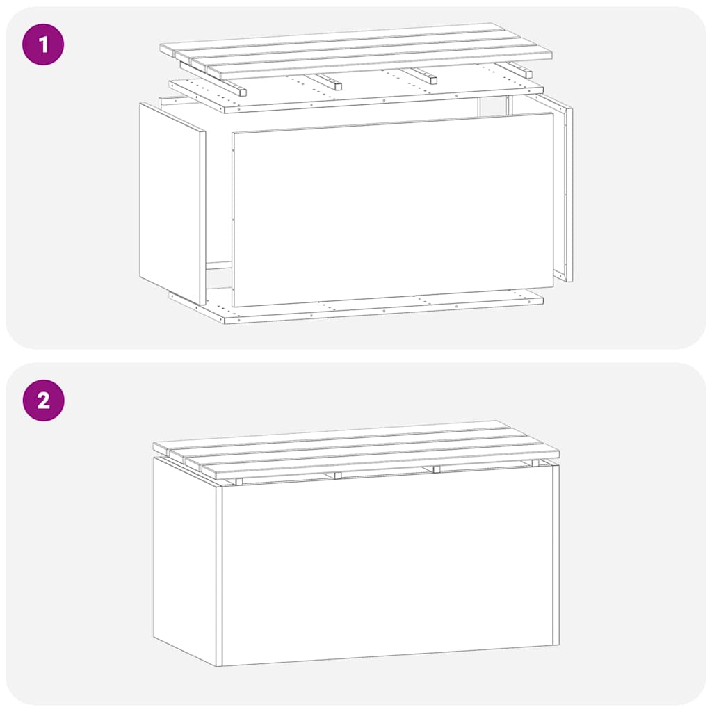 Garden Bench Black 80 x 40 x43 cm Steel