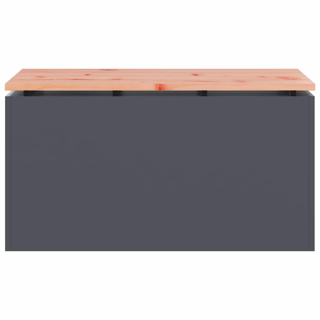 Garden Bench Anthracite 80 x 40 x43 cm Steel