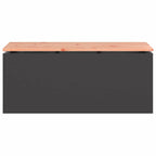 Garden Bench Black 100 x 40 x 43 cm Steel