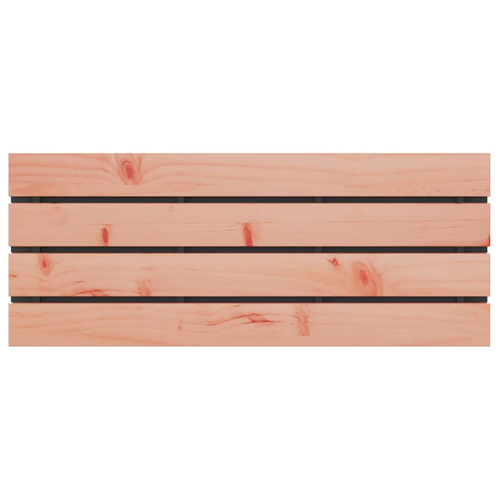 Garden Bench Black 100 x 40 x 43 cm Steel