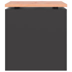 Garden Bench Black 40 x 40 x 43 cm Steel