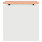 Garden Bench White 40 x 40 x 43 cm Steel