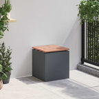 Garden Bench Anthracite 40 x 40 x 43 cm Steel
