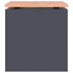 Garden Bench Anthracite 40 x 40 x 43 cm Steel