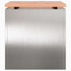 Garden Bench Silver 40 x 40 x 43 cm Stainless steel