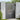 Garden Gate with Lock Black 100 x 125 cm Powder-coated steel