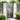 Garden Gate with Lock Black 100 x 175 cm Powder-coated steel
